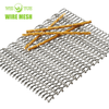 304 316 316L Frozen Mechanical Balanced Weave Edelstahl-Metallkettenf&ouml;rderb&auml;nder