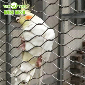 304 316 Edelstahl-Seilmaschennetz f&uuml;r Zoo-Maschenvogelk&auml;fig-Vogelhausnetz
