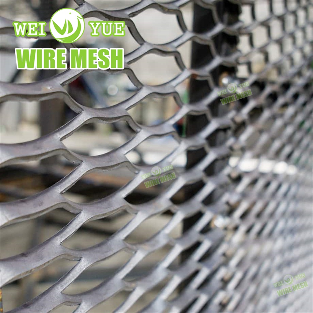 Wysokiej jakości małe otwory ze stali nierdzewnej Mikrociągniony metal Aluminiowa spłaszczona blacha Cena drutu Rozwiń Okładzina elewacyjna Rozszerzona siatka metalowa