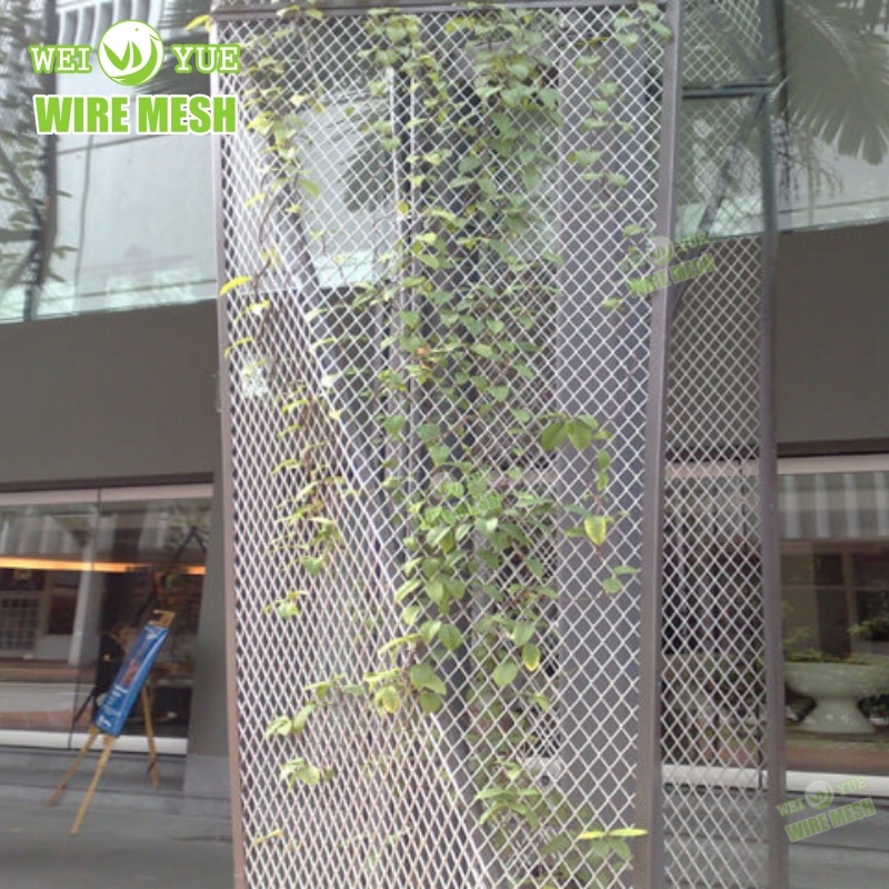좋은 가격으로 다이아몬드 메쉬를 보호하는 장식적인 알루미늄 확장 금속 메쉬 벽면/알루미늄 외부 벽 패널 격자판